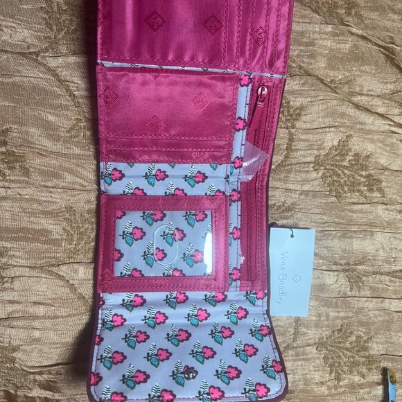 Vera Bradley Leather Crossbody and NWT RFID Riley Compact Wallet - Picture 4 of 7